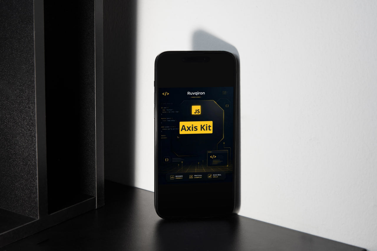 Smartphone displaying 'Echo Suite' app on a reflective surface with a white background