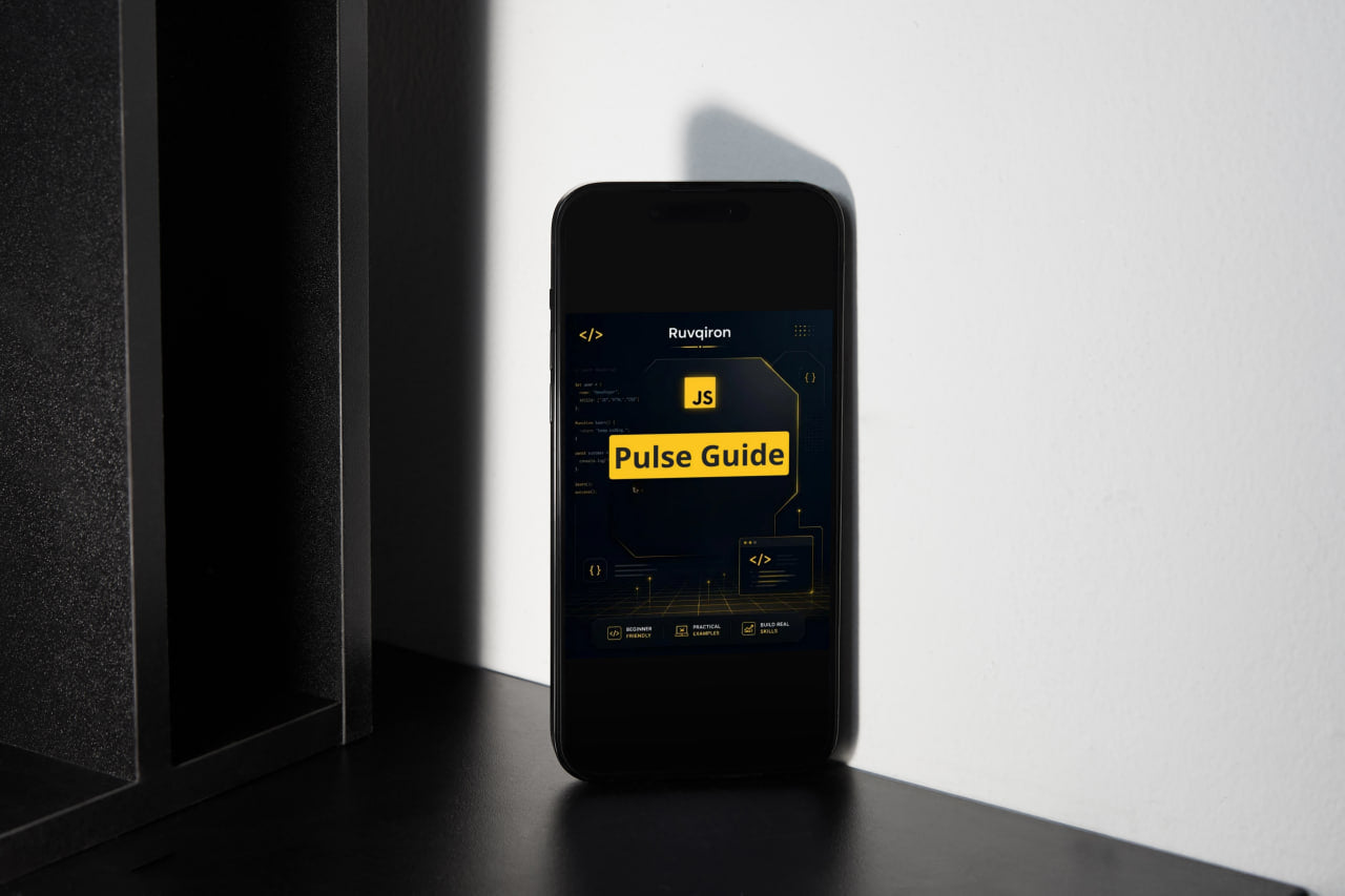Smartphone displaying a music app interface with 'Pulse Guide' on a white background
